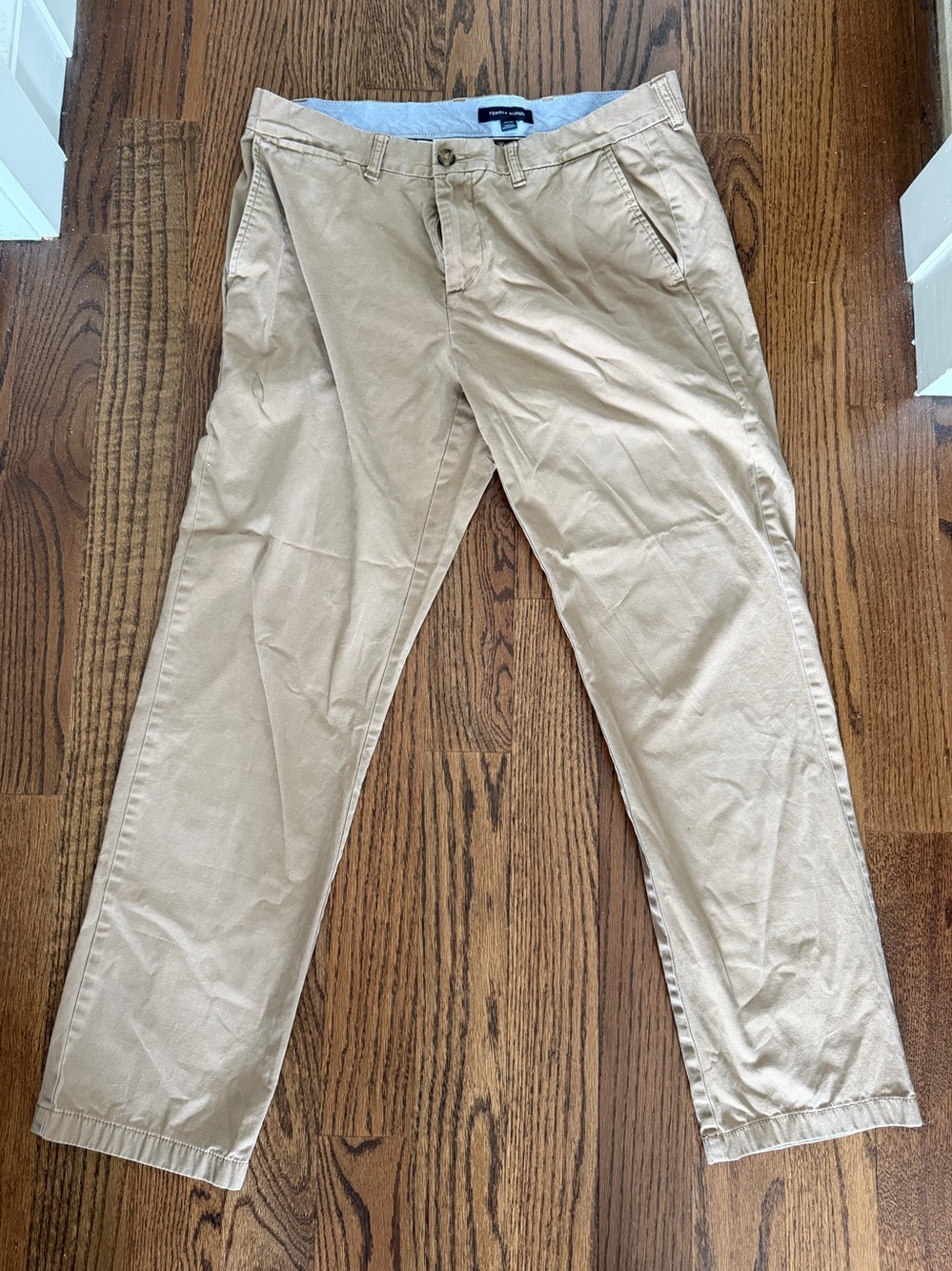 Tommy Hilfiger Khaki Slim Straight Chinos | 34x32